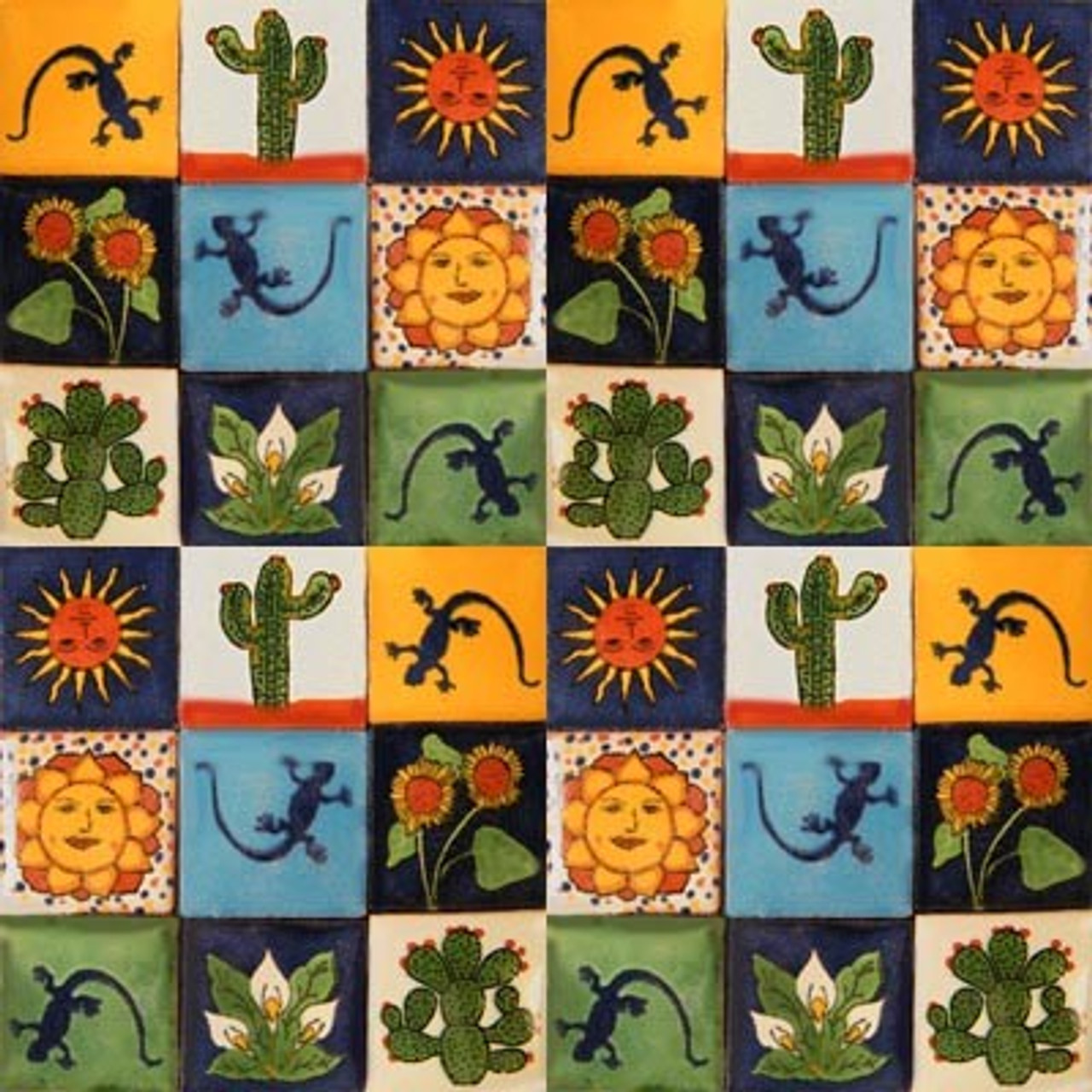 mixed mexican tile designs