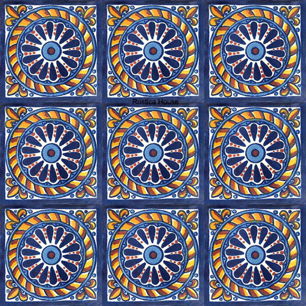 Classic Spanish Designs in Talavera Tiles